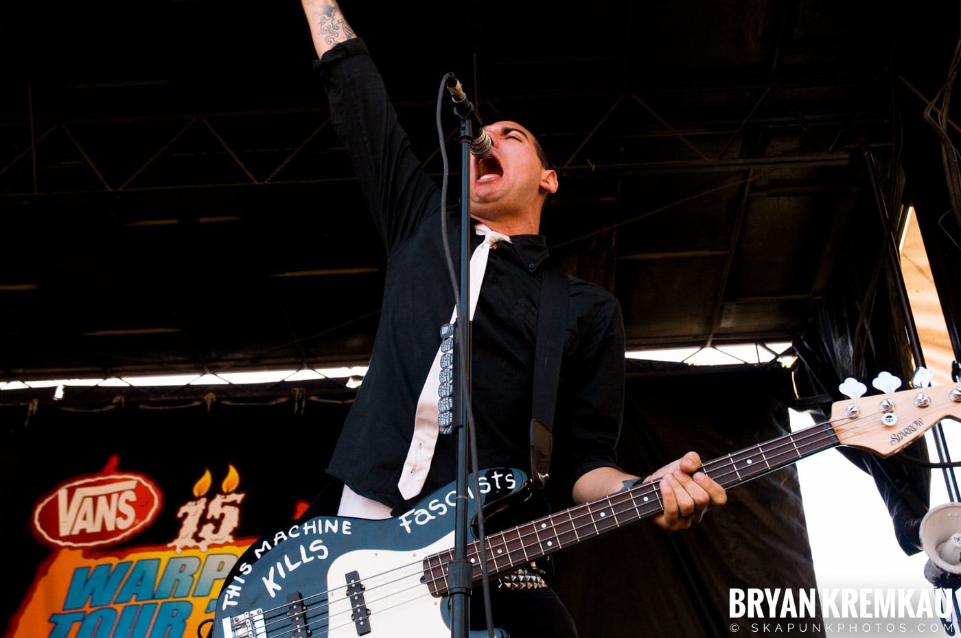 Anti-Flag @ Warped Tour 2009, Scranton PA - 07.15.09 (12)