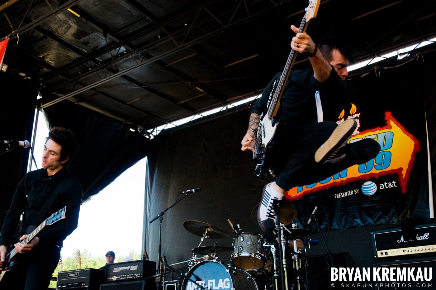 Anti-Flag @ Warped Tour 2009, Scranton PA - 07.15.09 (11)